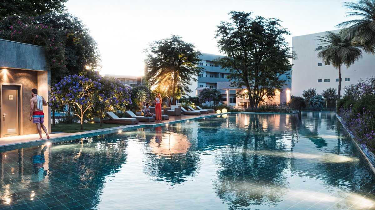 Piscina Resort Cidade das Flores